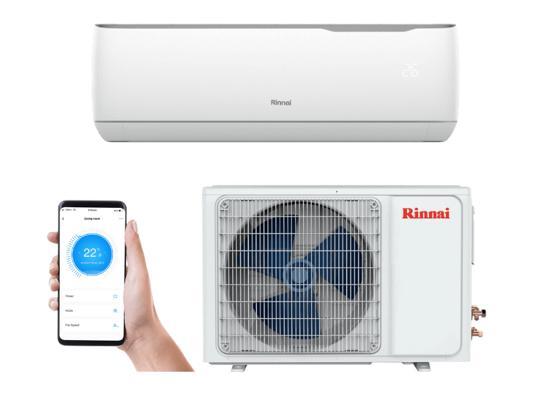 Rinnai 3.5kW T Series Inverter Split System HSNRT35B - Built-in WiFi