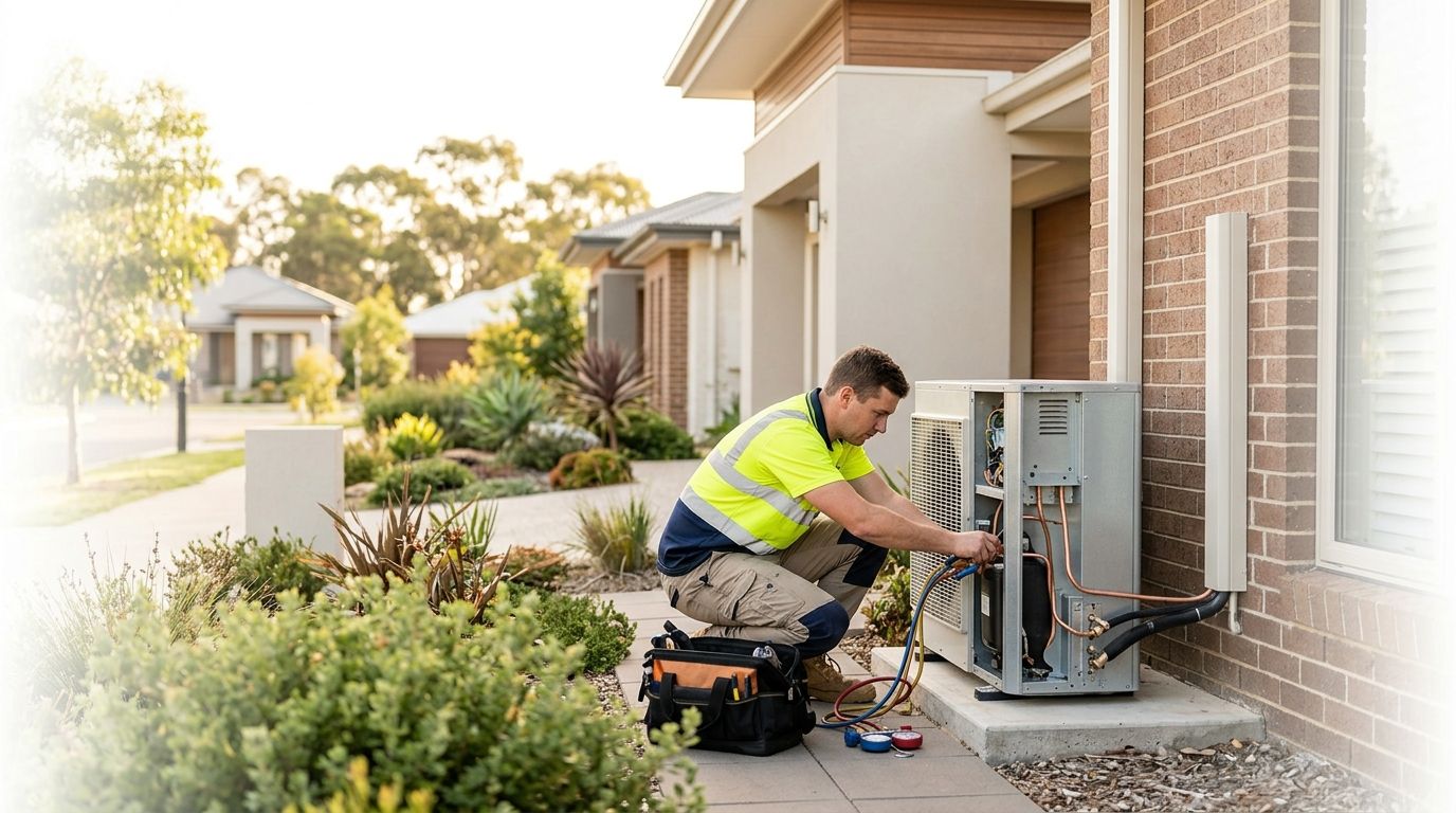 how to install a ducted air conditioner