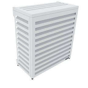 Air Conditioning Cover - AC Aluminium Louvred Screen