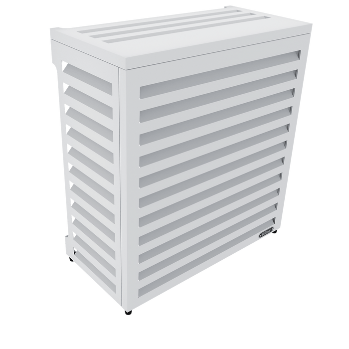 Air Conditioning Cover - Louvred Aluminium Screen | Aus Air Conditioners