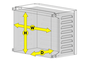 Air Conditioning Cover - AC Aluminium Louvred Screen