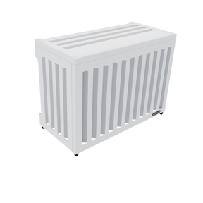 Air Conditioning Cover - AC Aluminium Louvred Screen
