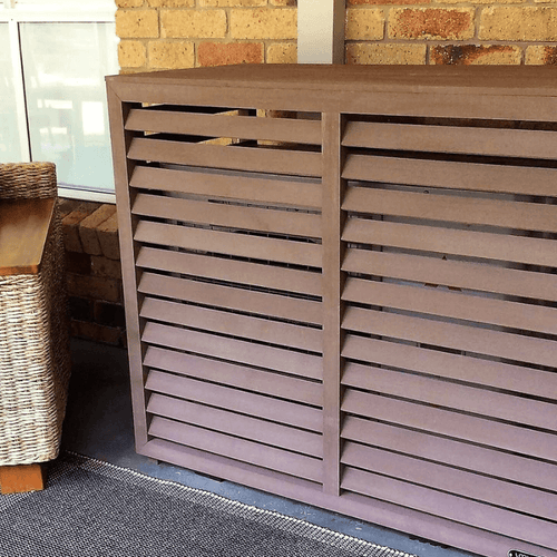 AC Cover - Wood Plastic Composite Screen | Aus Air Conditioners