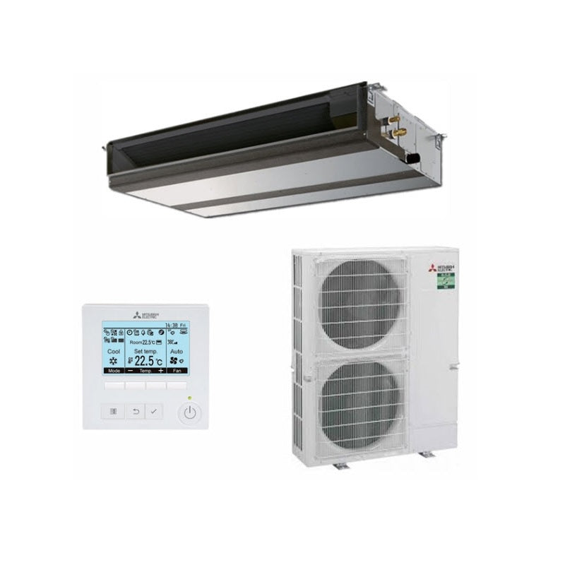 Mitsubishi Electric 12.5kW Low Profile Power Inverter Ducted System 3 Phase PEAD-M125JAA / PUZ-ZM125YKA-A.TH