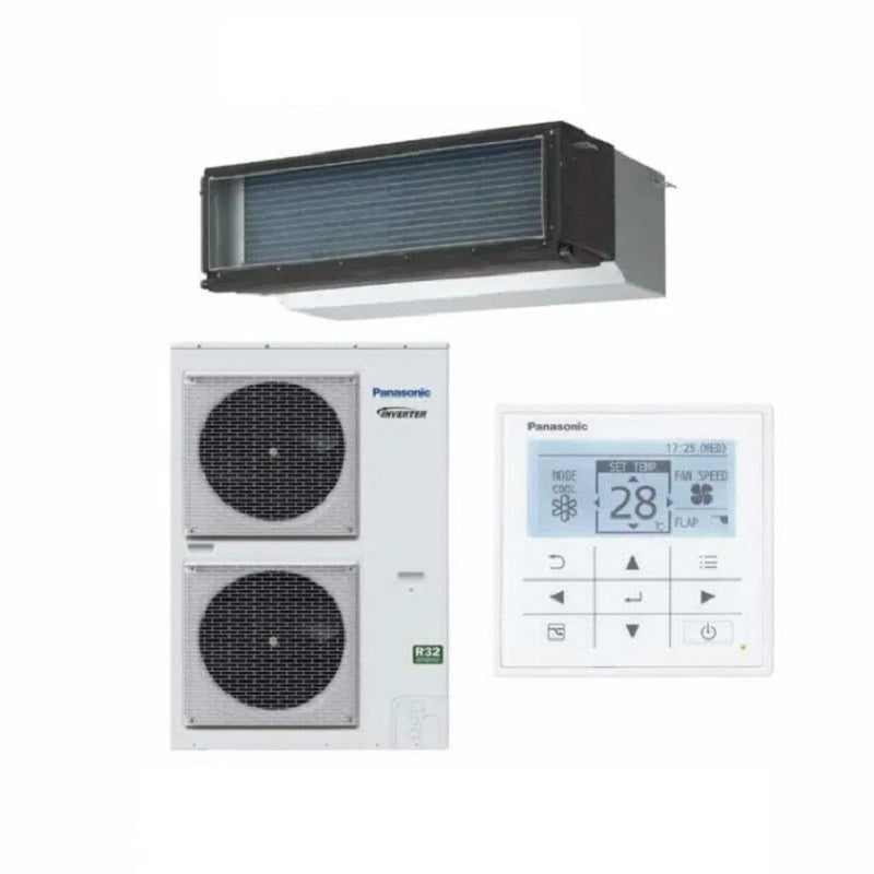Panasonic 10kW Adaptive Ducted System Deluxe Twin Fan | 3 Phase S-1014PF3E / U-100PZH3R8